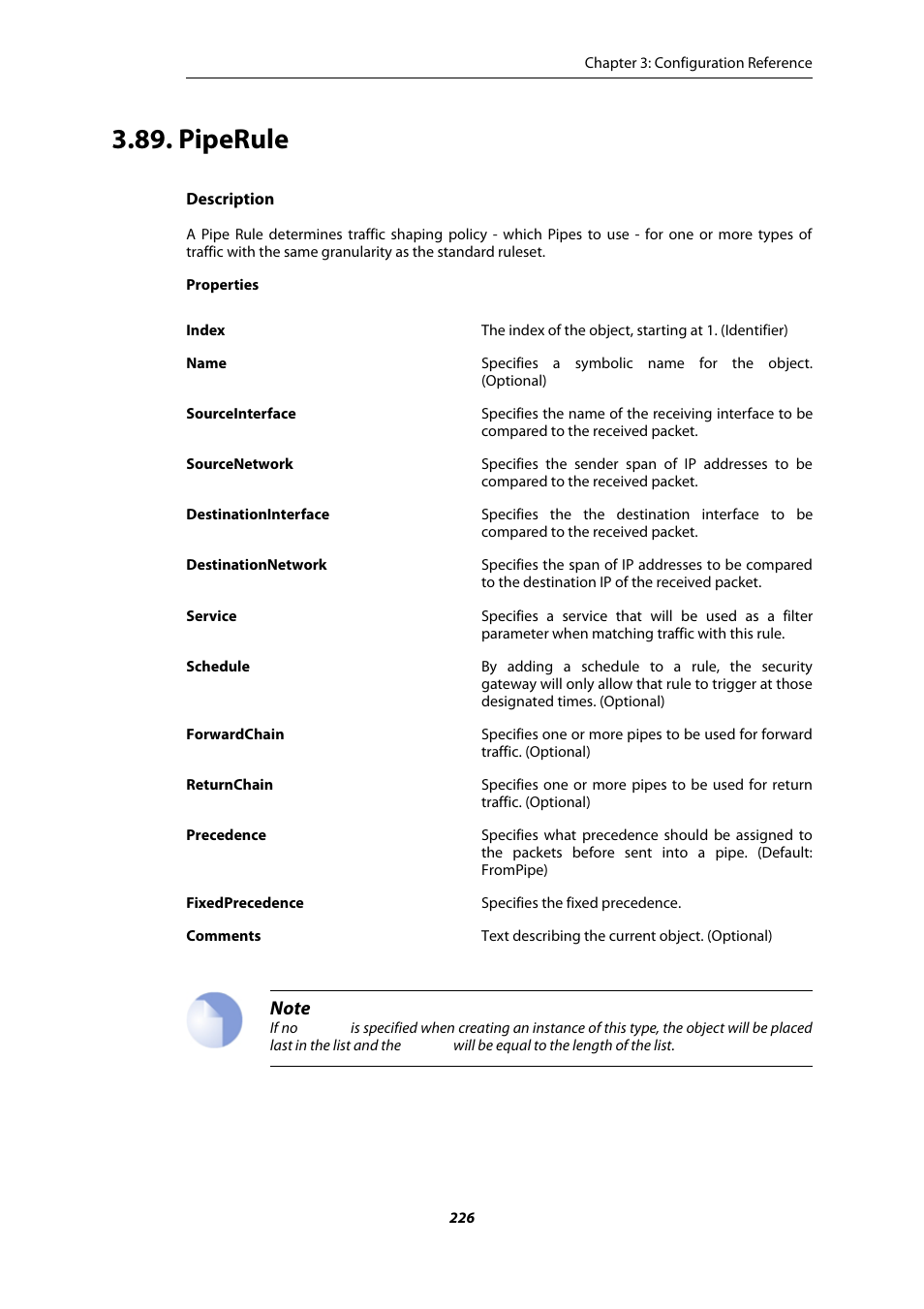 Piperule | Amer Networks E5 CLI User Manual | Page 226 / 290
