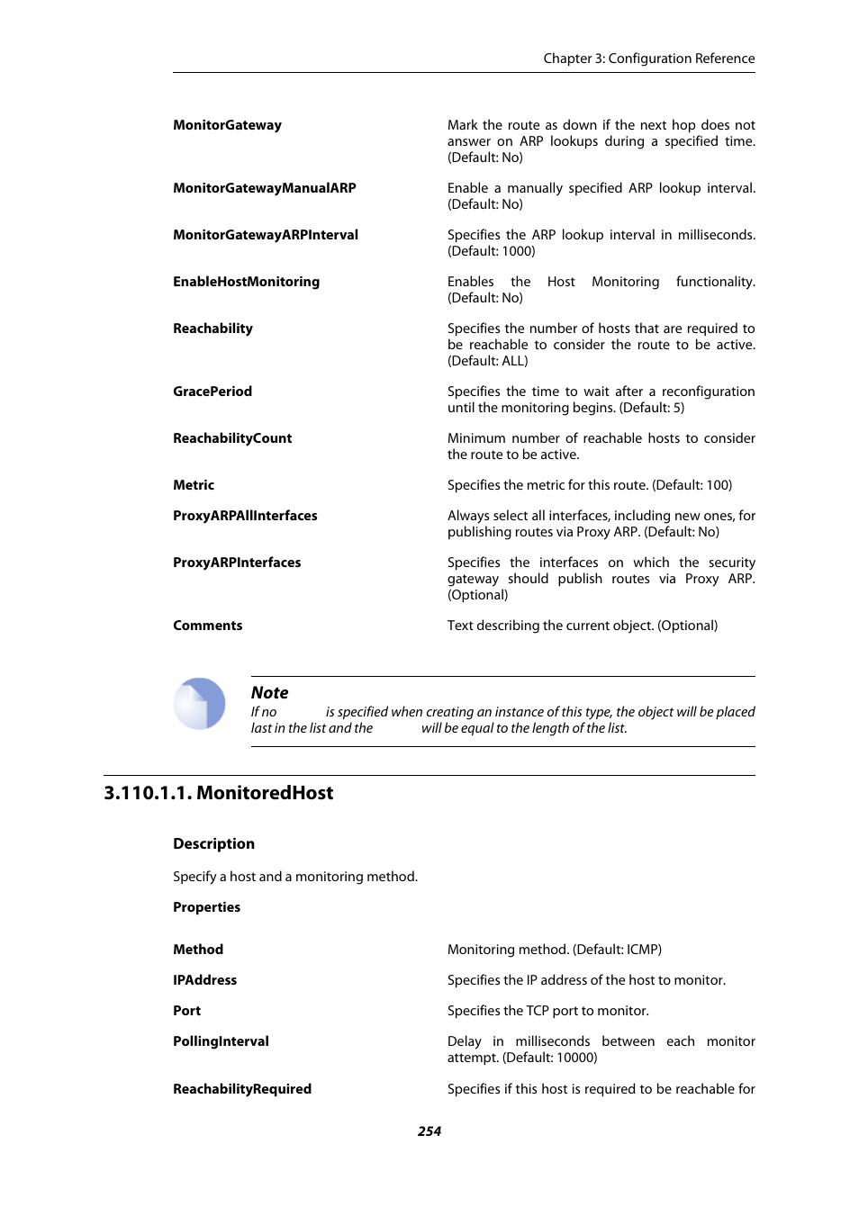 Monitoredhost | Amer Networks E5 CLI User Manual | Page 254 / 290