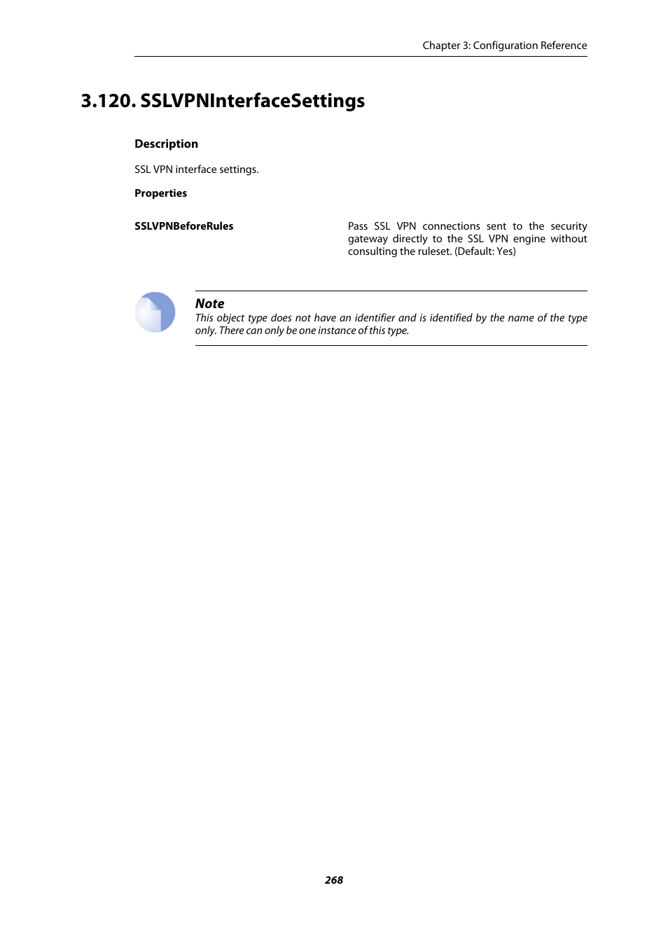 Sslvpninterfacesettings | Amer Networks E5 CLI User Manual | Page 268 / 290