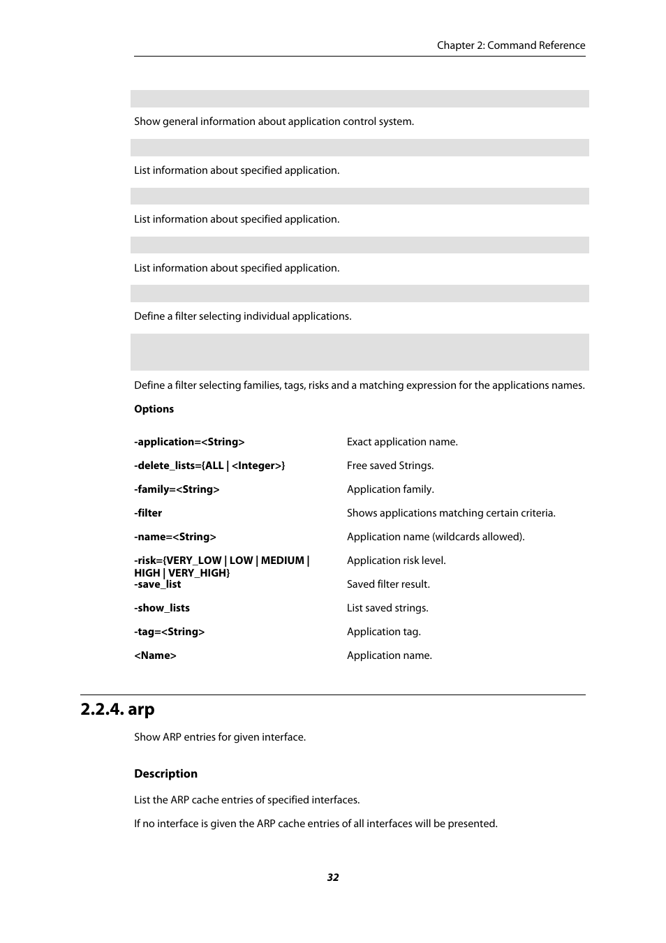 Amer Networks E5 CLI User Manual | Page 32 / 290