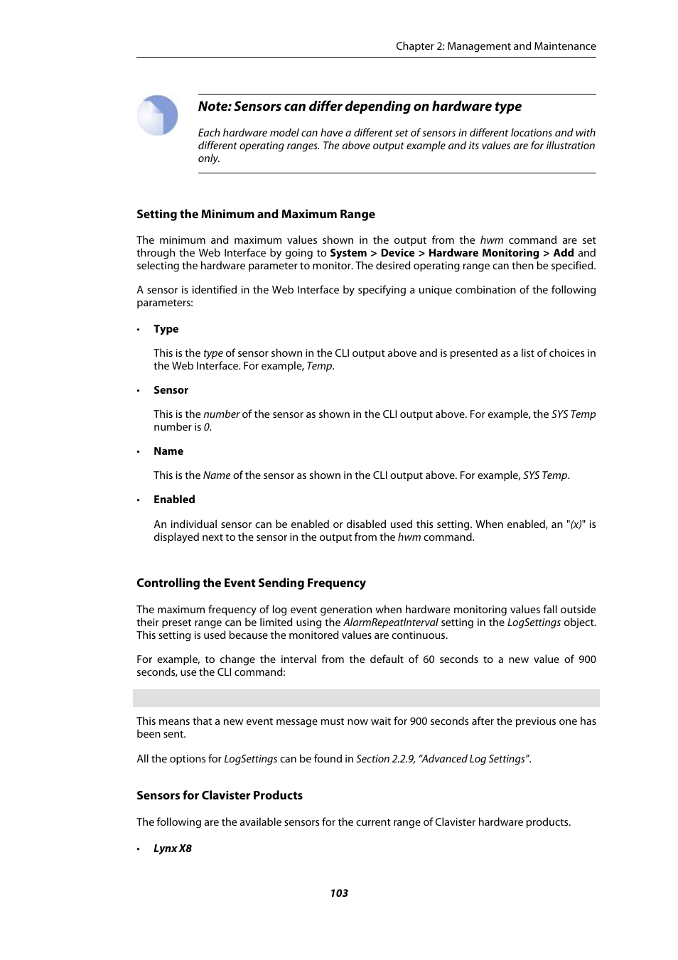 Amer Networks E5Web GUI User Manual | Page 103 / 777