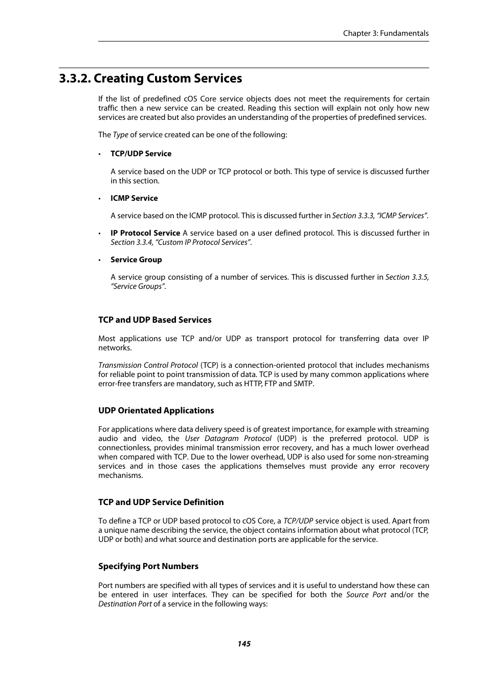 Creating custom services | Amer Networks E5Web GUI User Manual | Page 145 / 777