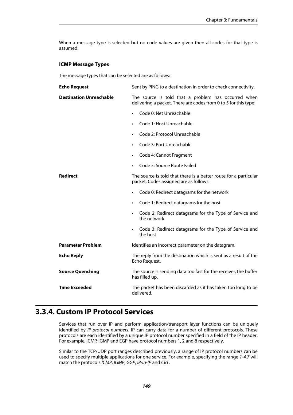 Custom ip protocol services | Amer Networks E5Web GUI User Manual | Page 149 / 777