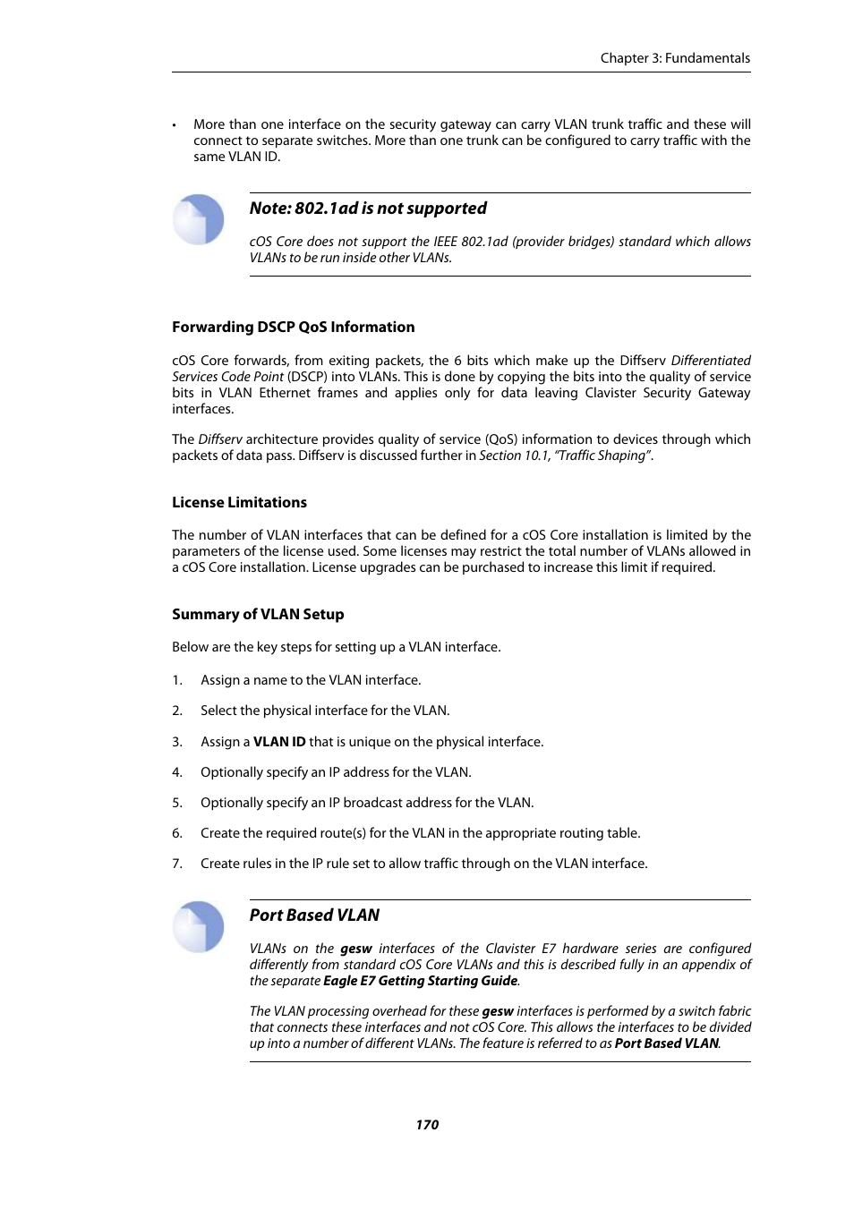 Port based vlan | Amer Networks E5Web GUI User Manual | Page 170 / 777