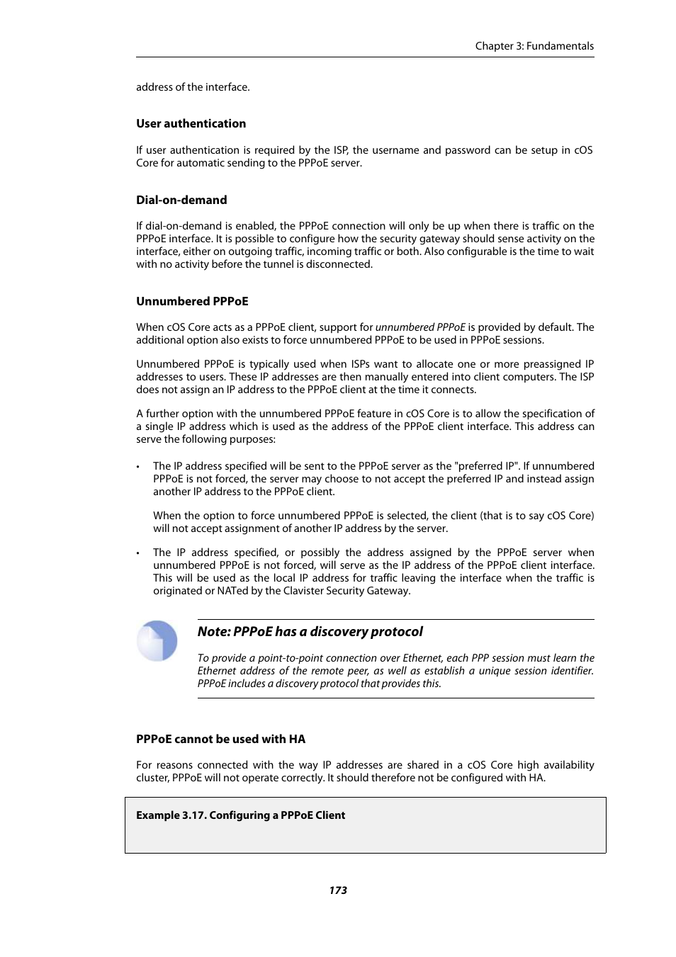 Configuring a pppoe client | Amer Networks E5Web GUI User Manual | Page 173 / 777