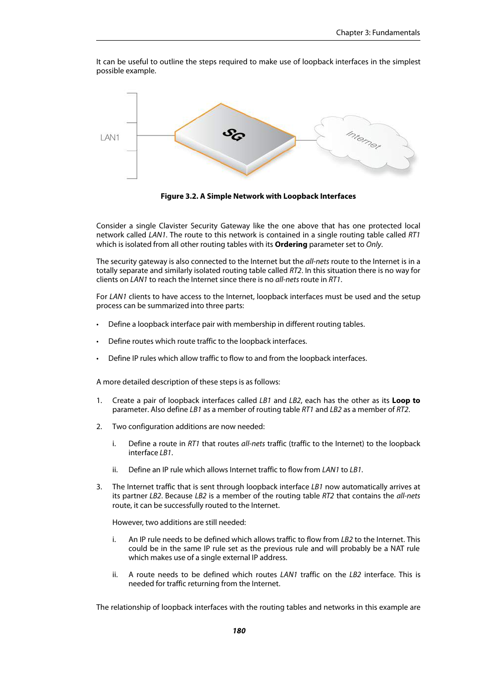 A simple network with loopback interfaces | Amer Networks E5Web GUI User Manual | Page 180 / 777