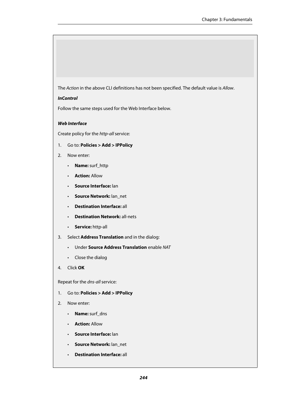 Amer Networks E5Web GUI User Manual | Page 244 / 777