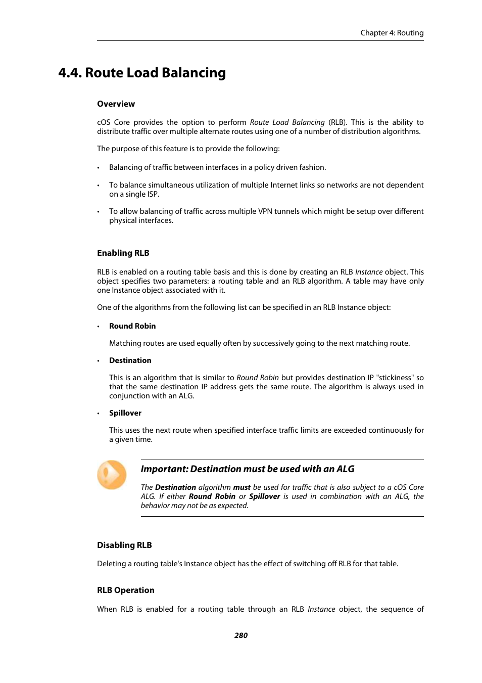 Route load balancing | Amer Networks E5Web GUI User Manual | Page 280 / 777