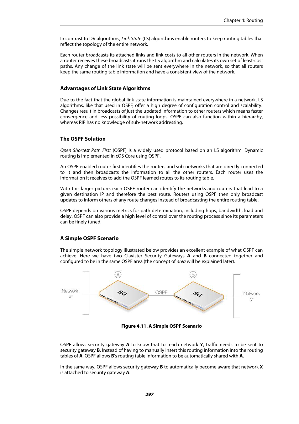 A simple ospf scenario | Amer Networks E5Web GUI User Manual | Page 297 / 777