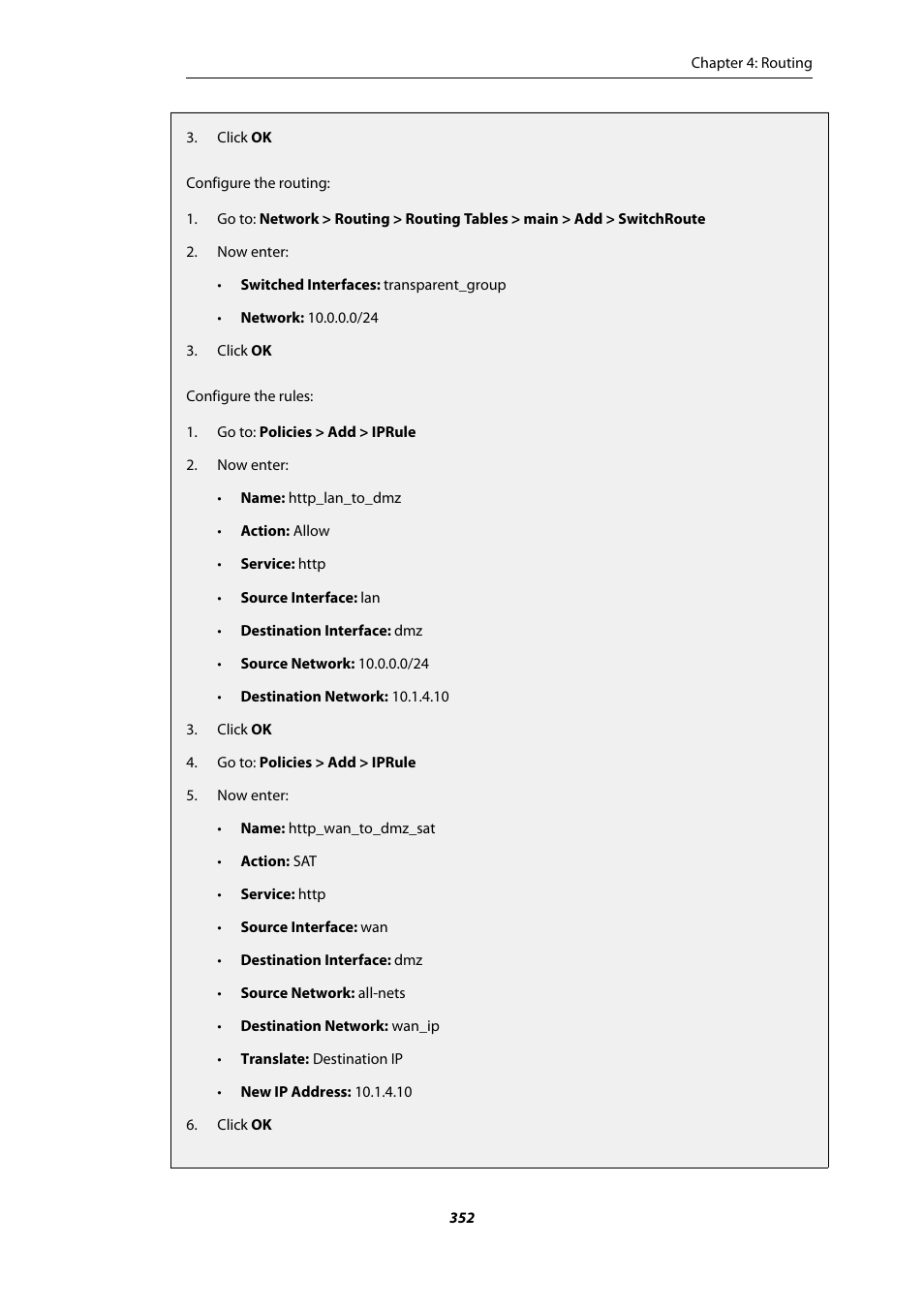 Amer Networks E5Web GUI User Manual | Page 352 / 777