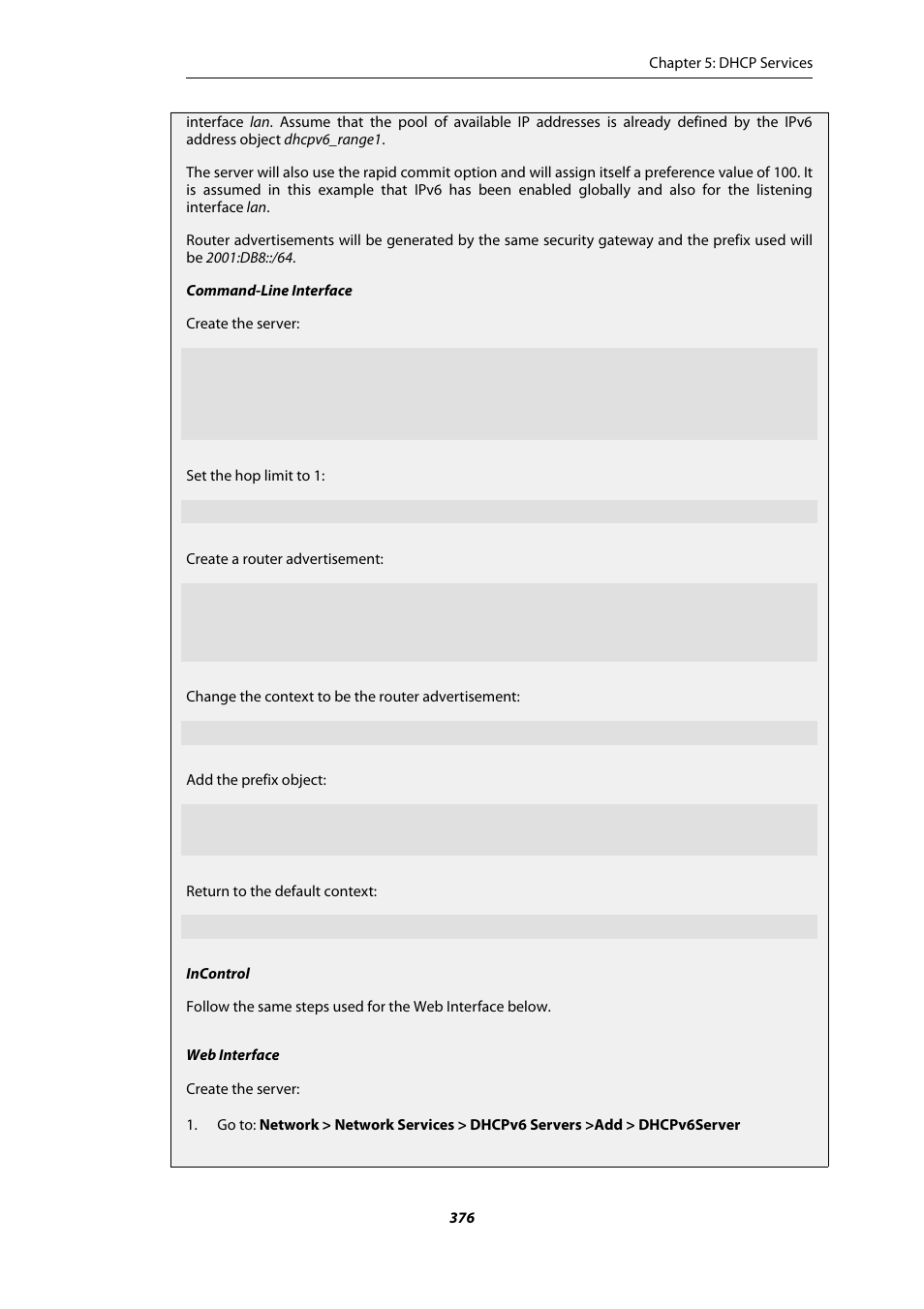 Amer Networks E5Web GUI User Manual | Page 376 / 777