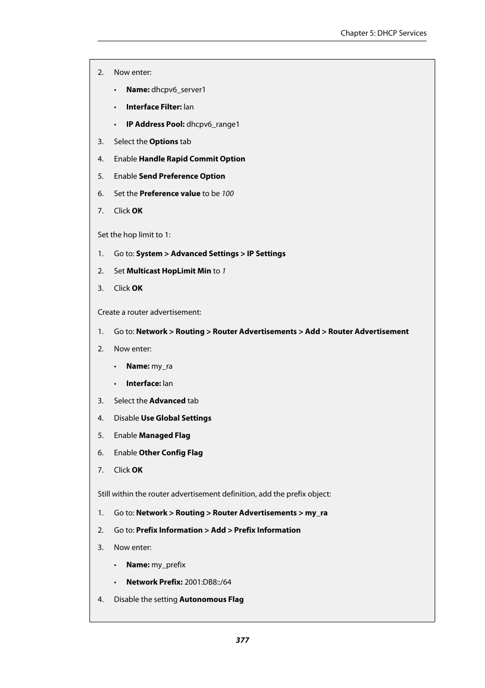 Amer Networks E5Web GUI User Manual | Page 377 / 777