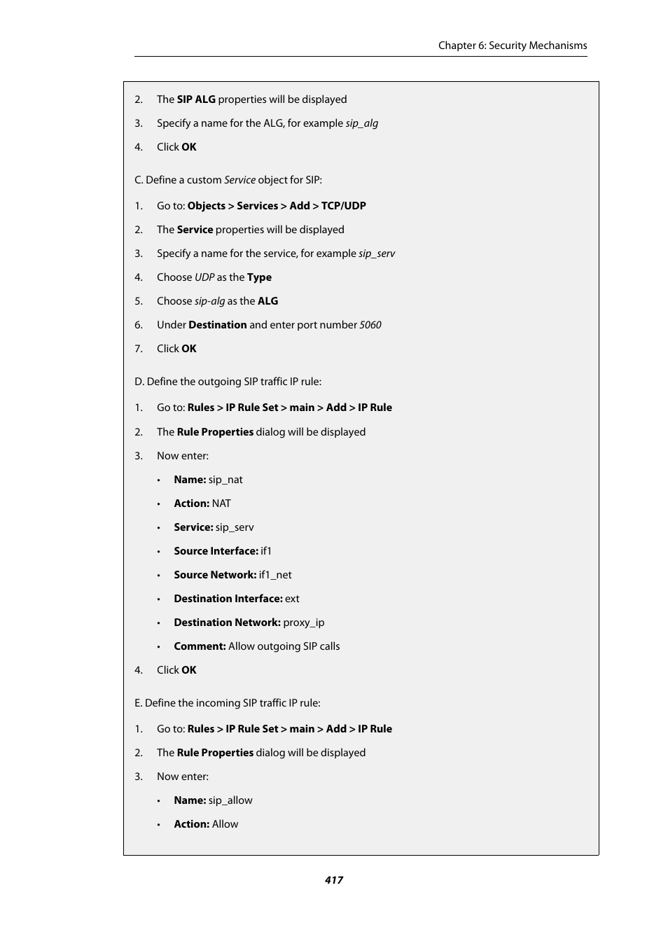 Amer Networks E5Web GUI User Manual | Page 417 / 777