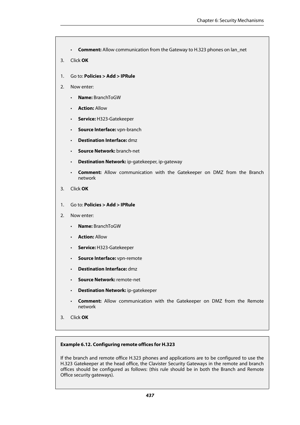 Configuring remote offices for h.323 | Amer Networks E5Web GUI User Manual | Page 437 / 777