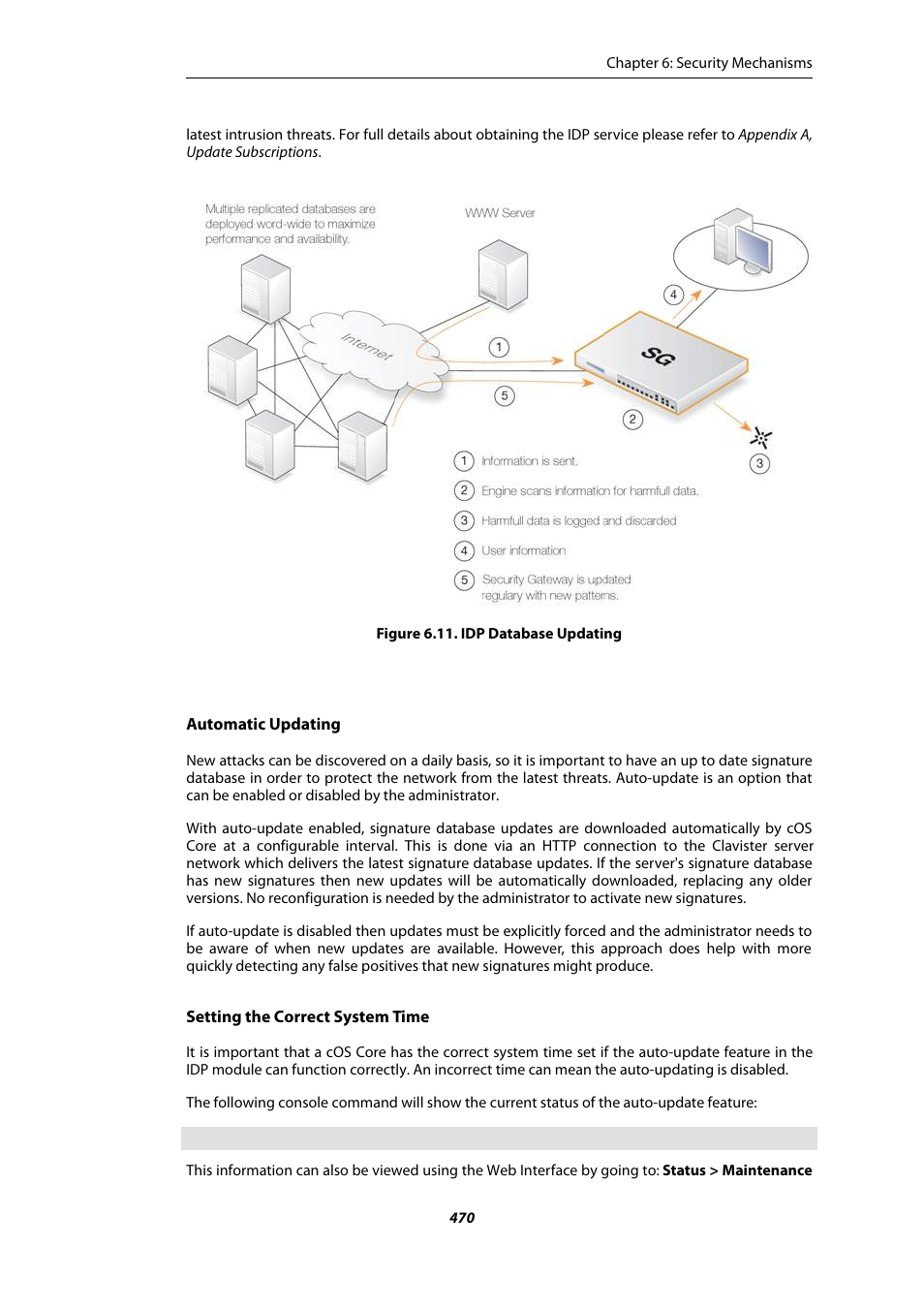 Idp database updating | Amer Networks E5Web GUI User Manual | Page 470 / 777