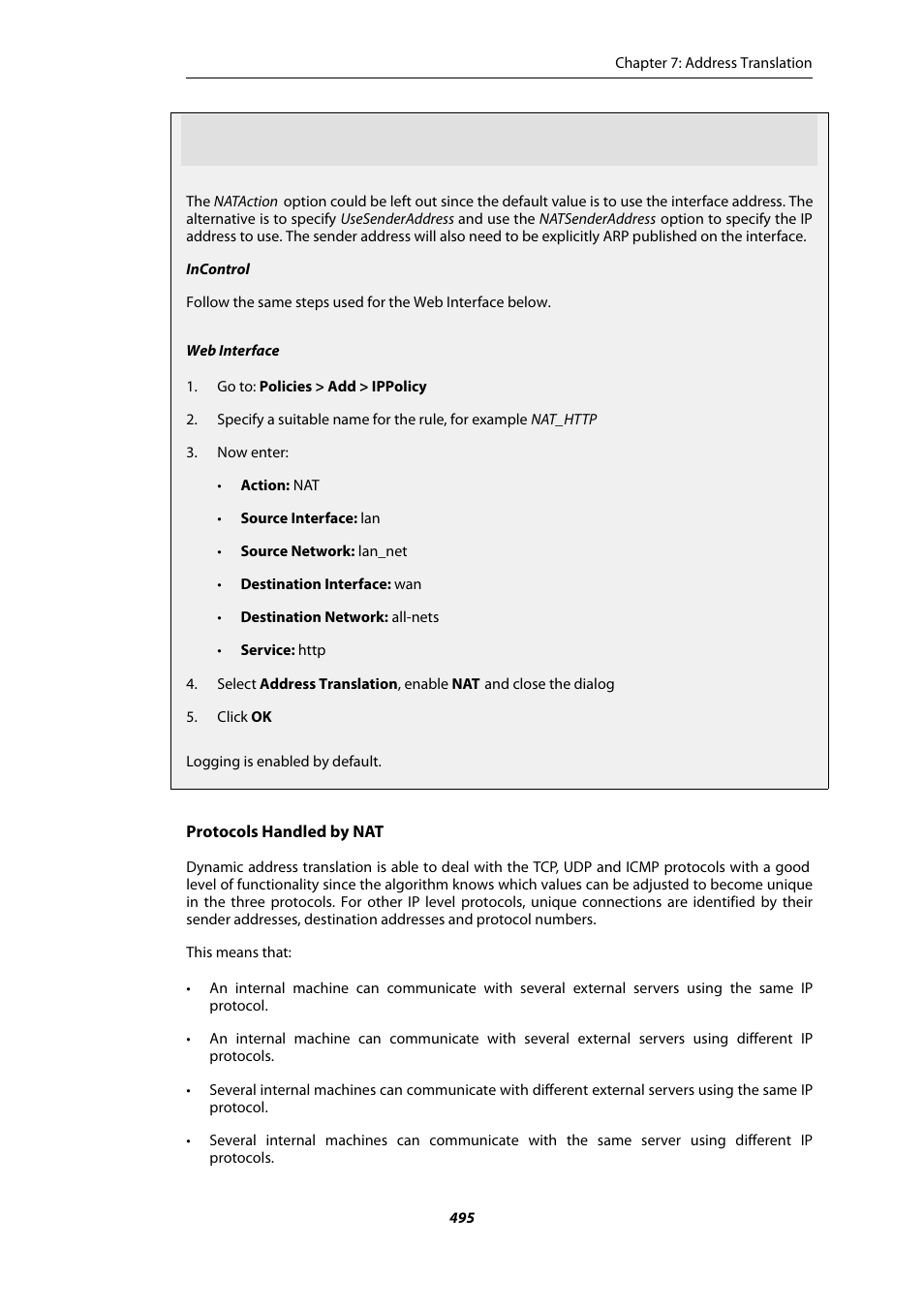 Amer Networks E5Web GUI User Manual | Page 495 / 777