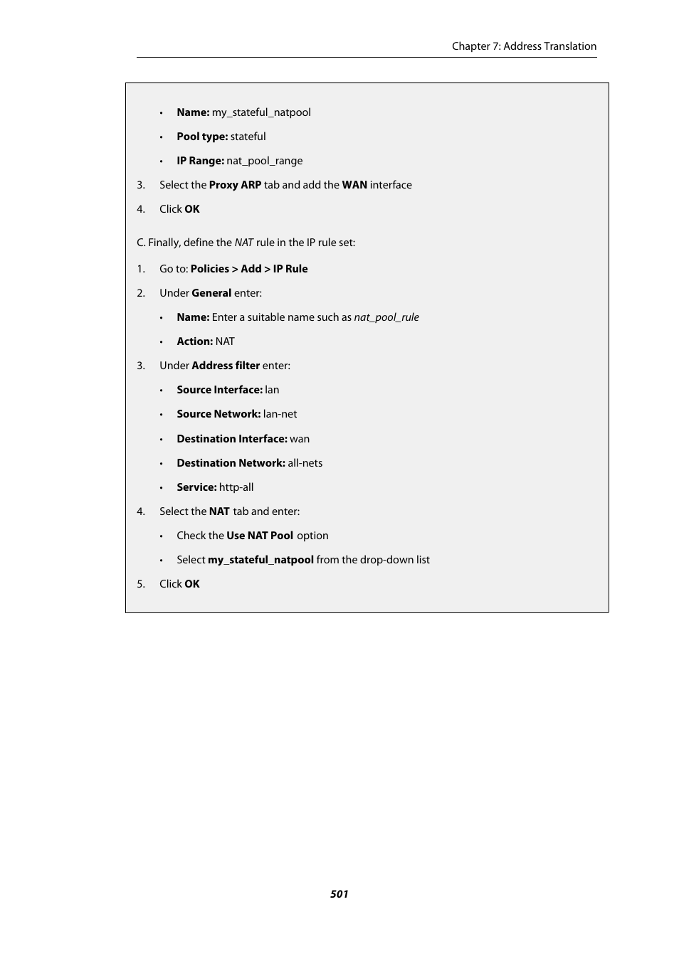 Amer Networks E5Web GUI User Manual | Page 501 / 777