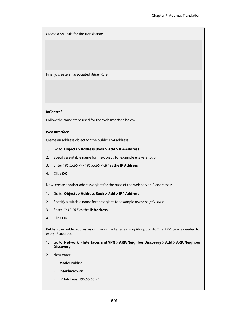 Amer Networks E5Web GUI User Manual | Page 510 / 777