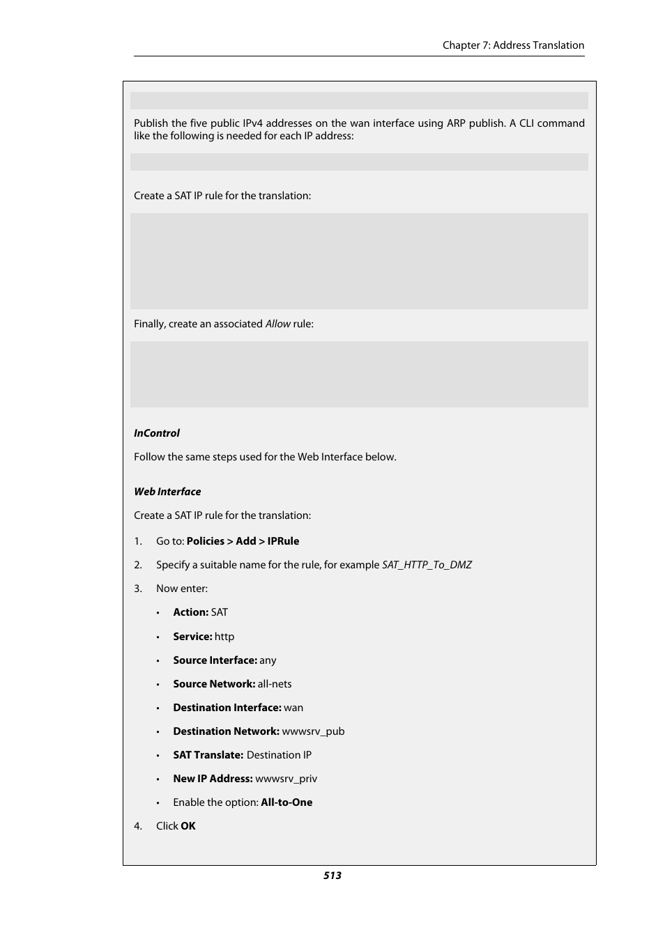 Amer Networks E5Web GUI User Manual | Page 513 / 777