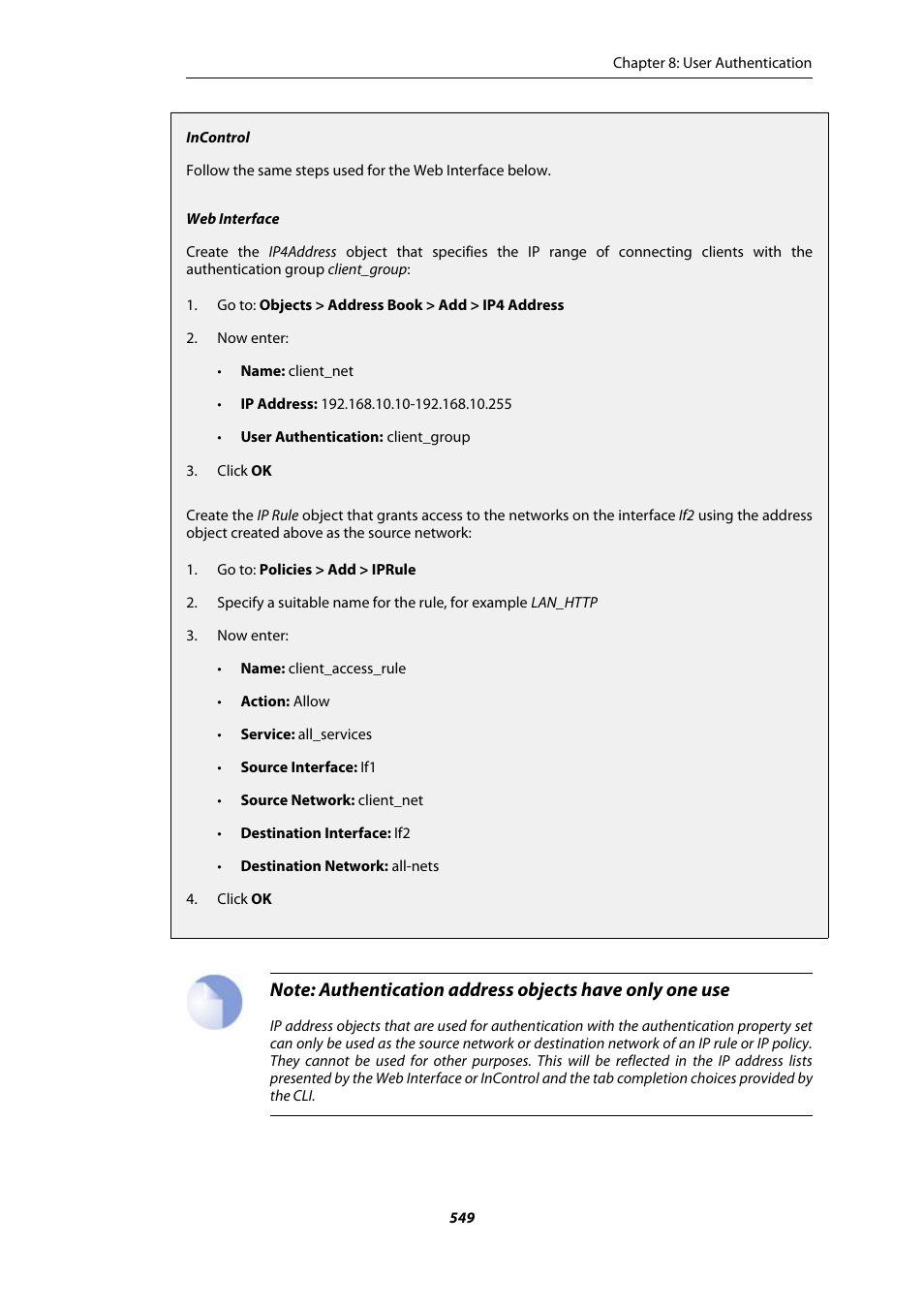 Amer Networks E5Web GUI User Manual | Page 549 / 777