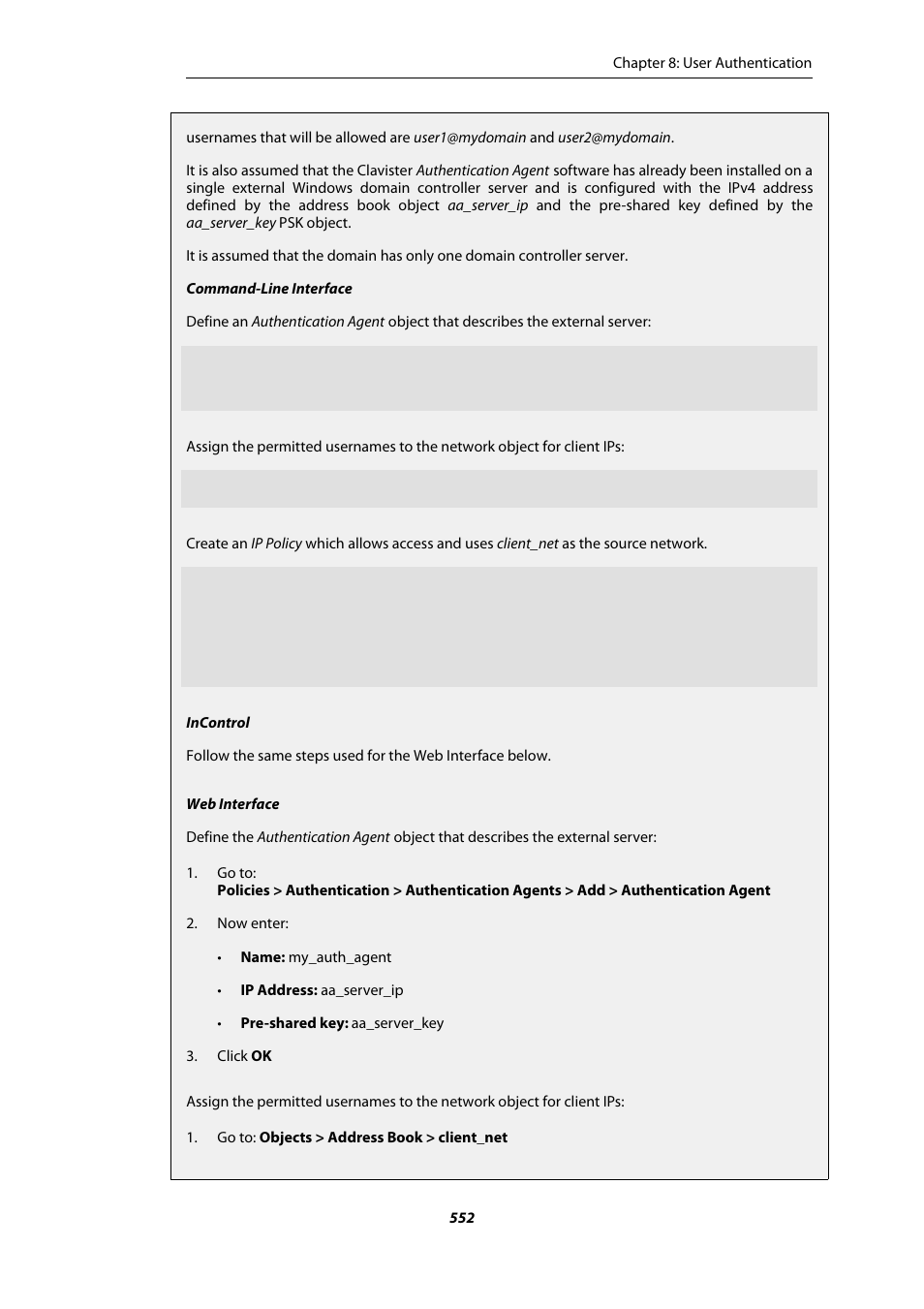 Amer Networks E5Web GUI User Manual | Page 552 / 777