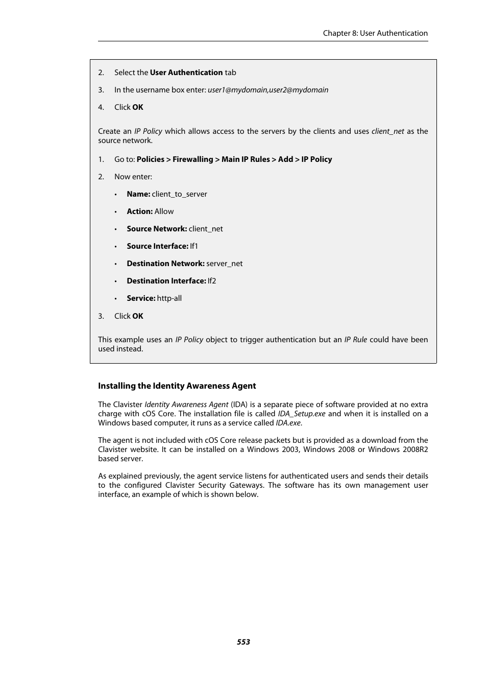 Amer Networks E5Web GUI User Manual | Page 553 / 777