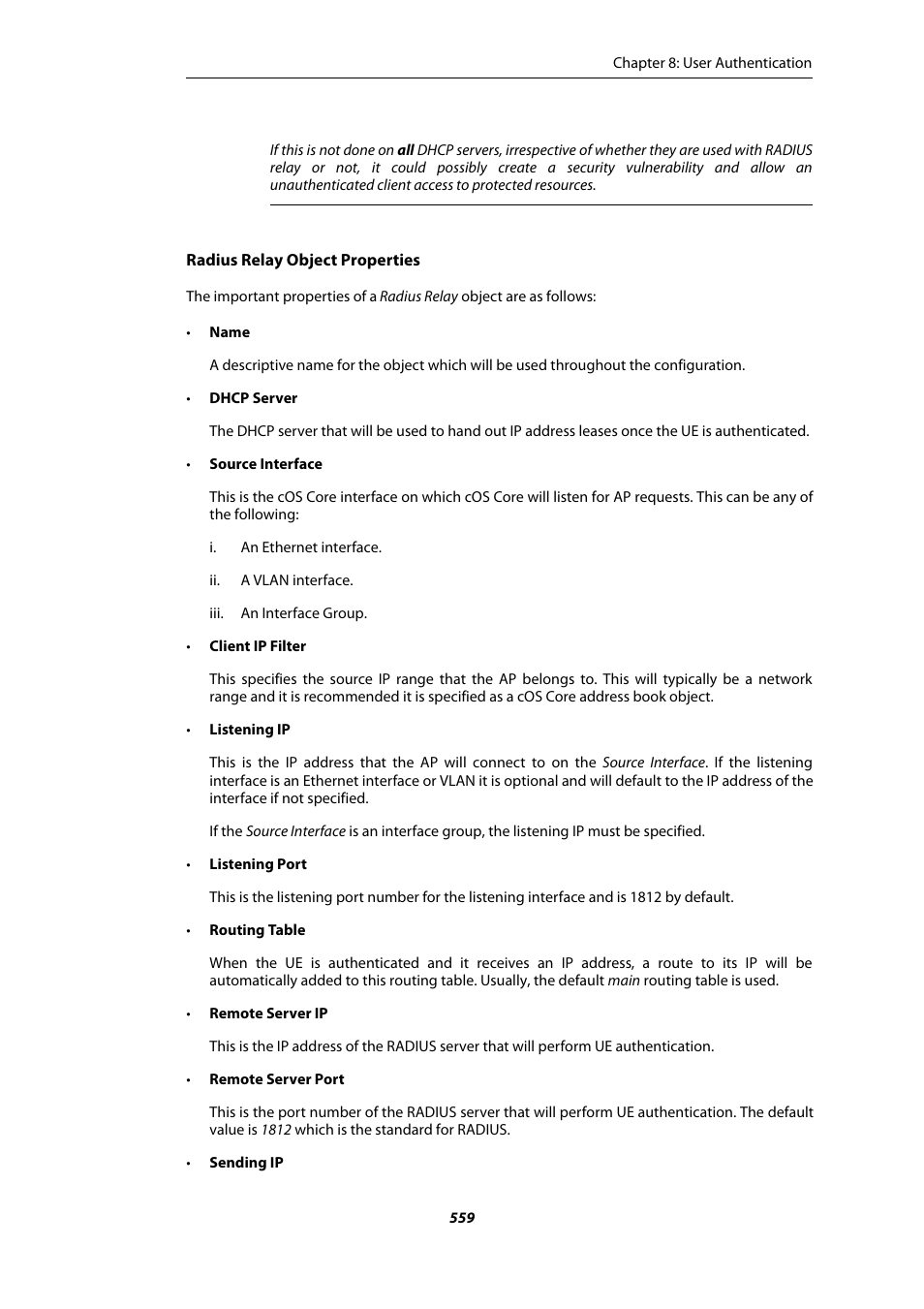 Amer Networks E5Web GUI User Manual | Page 559 / 777