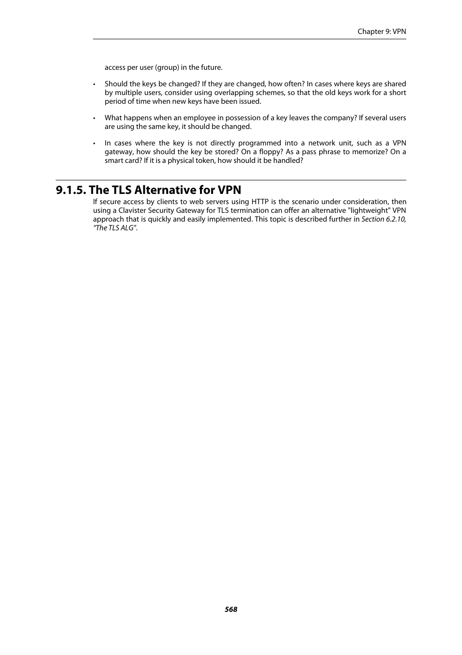 The tls alternative for vpn | Amer Networks E5Web GUI User Manual | Page 568 / 777