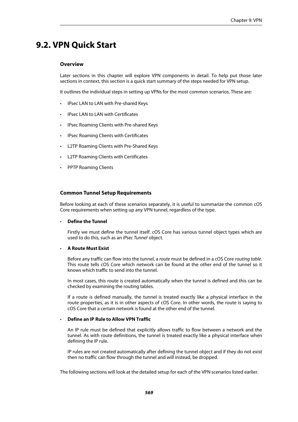 Vpn quick start | Amer Networks E5Web GUI User Manual | Page 569 / 777