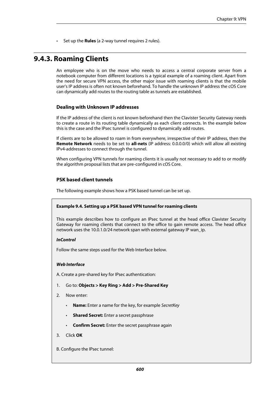 Roaming clients | Amer Networks E5Web GUI User Manual | Page 600 / 777