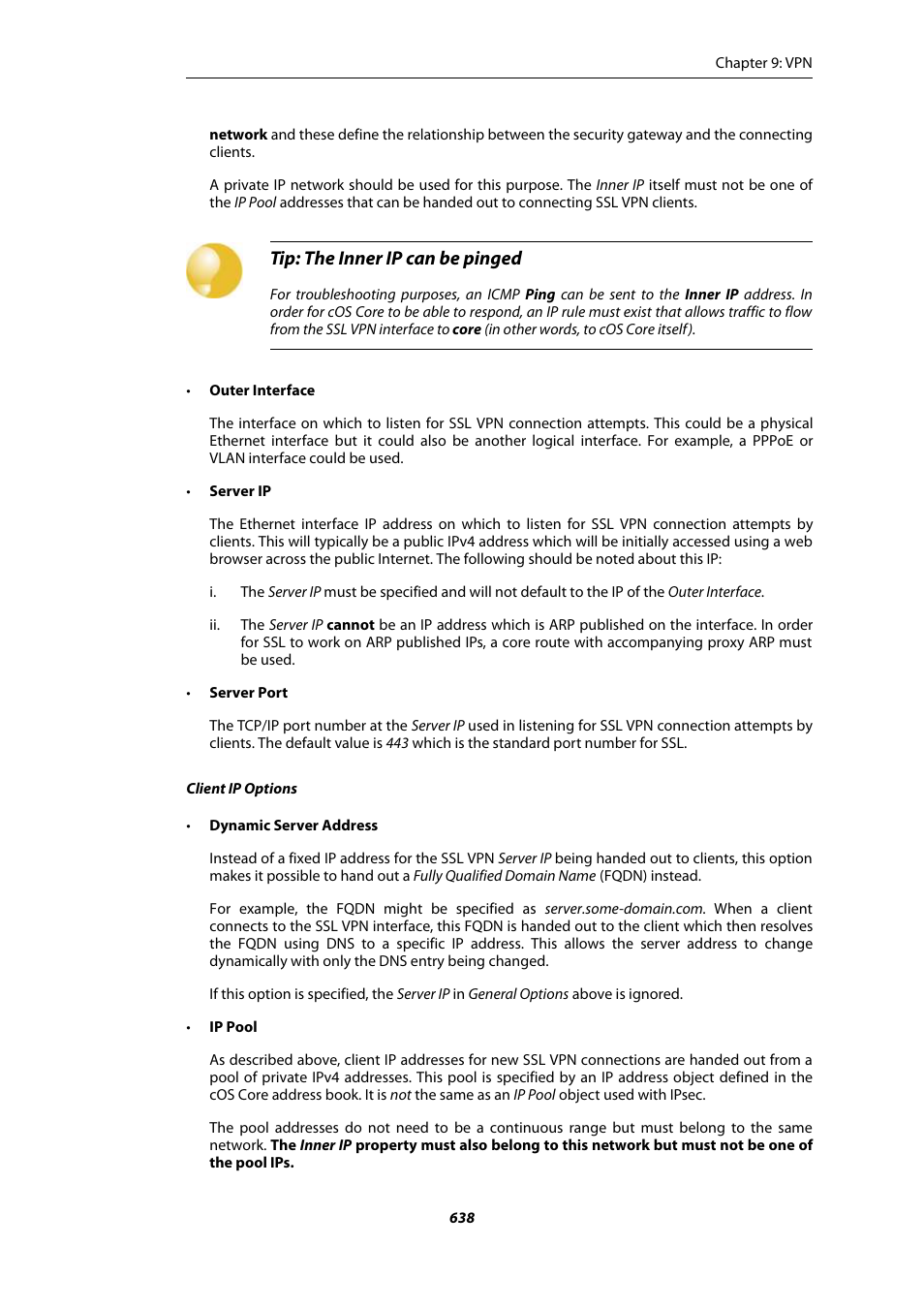 Tip: the inner ip can be pinged | Amer Networks E5Web GUI User Manual | Page 638 / 777