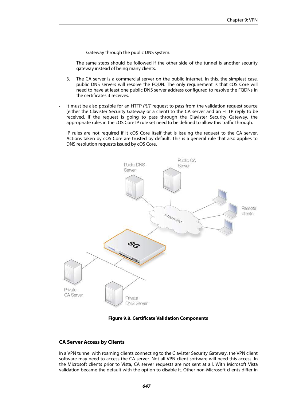 Certificate validation components | Amer Networks E5Web GUI User Manual | Page 647 / 777