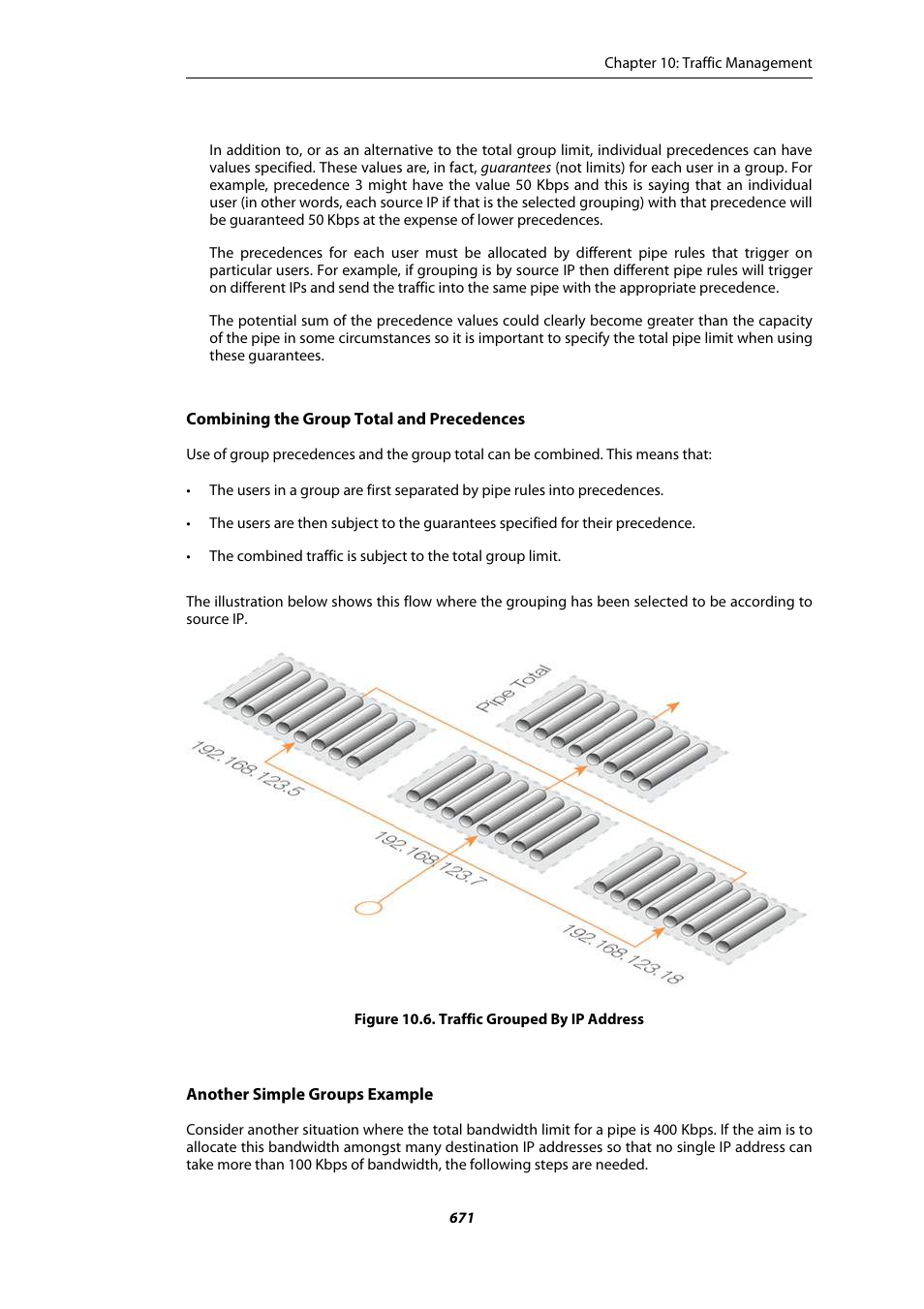 Traffic grouped by ip address | Amer Networks E5Web GUI User Manual | Page 671 / 777