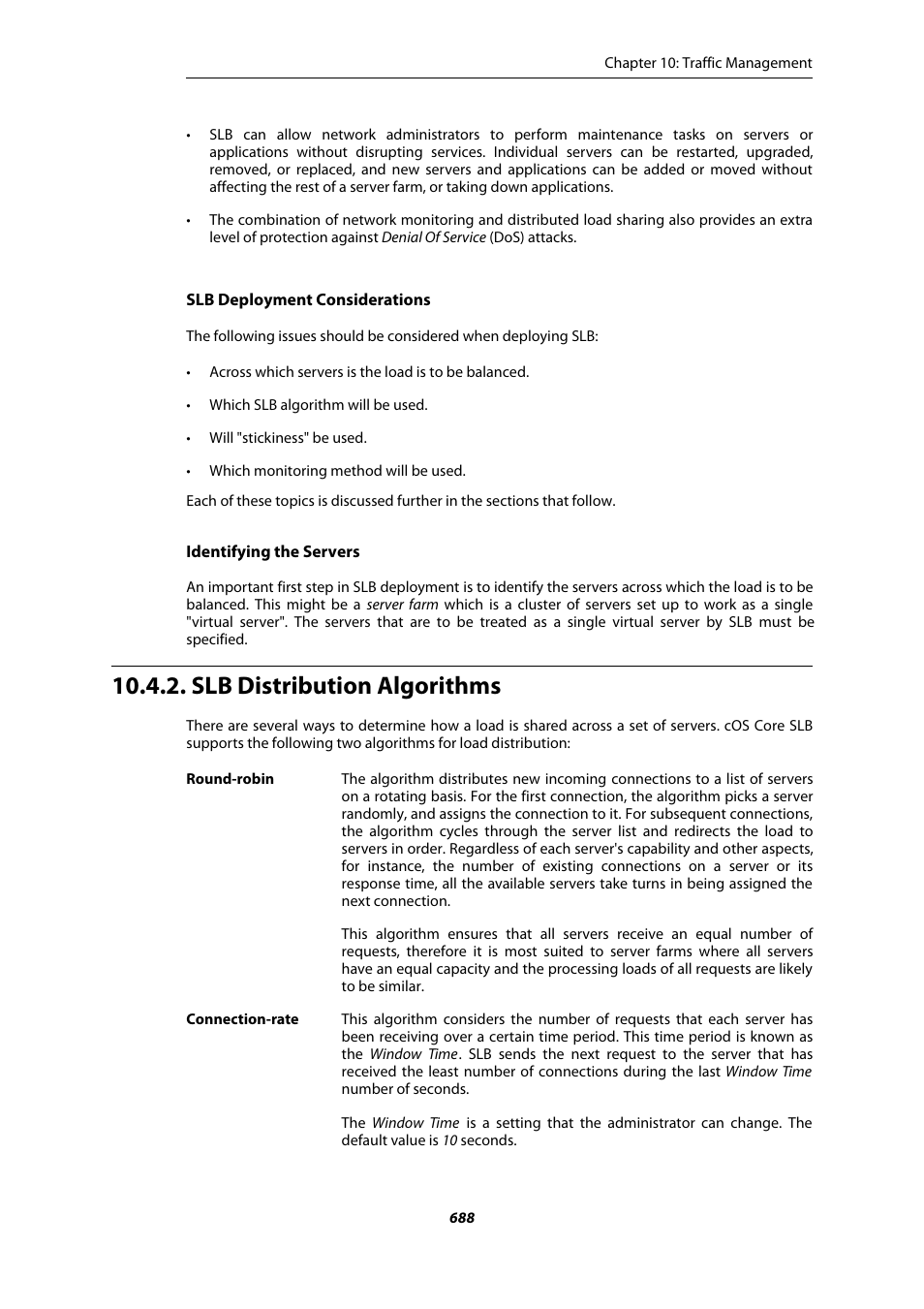 Slb distribution algorithms | Amer Networks E5Web GUI User Manual | Page 688 / 777