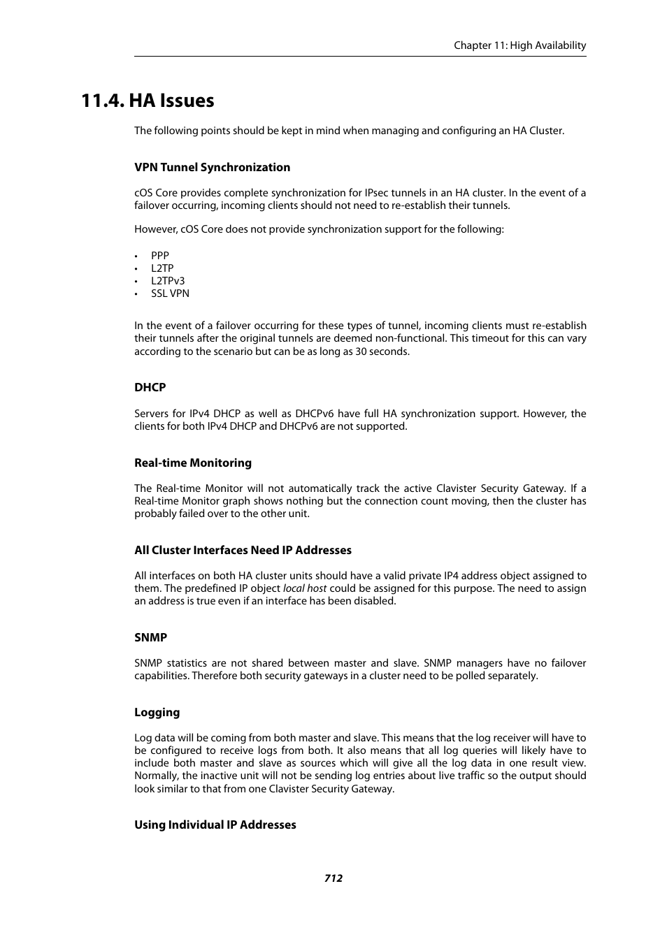 Ha issues | Amer Networks E5Web GUI User Manual | Page 712 / 777