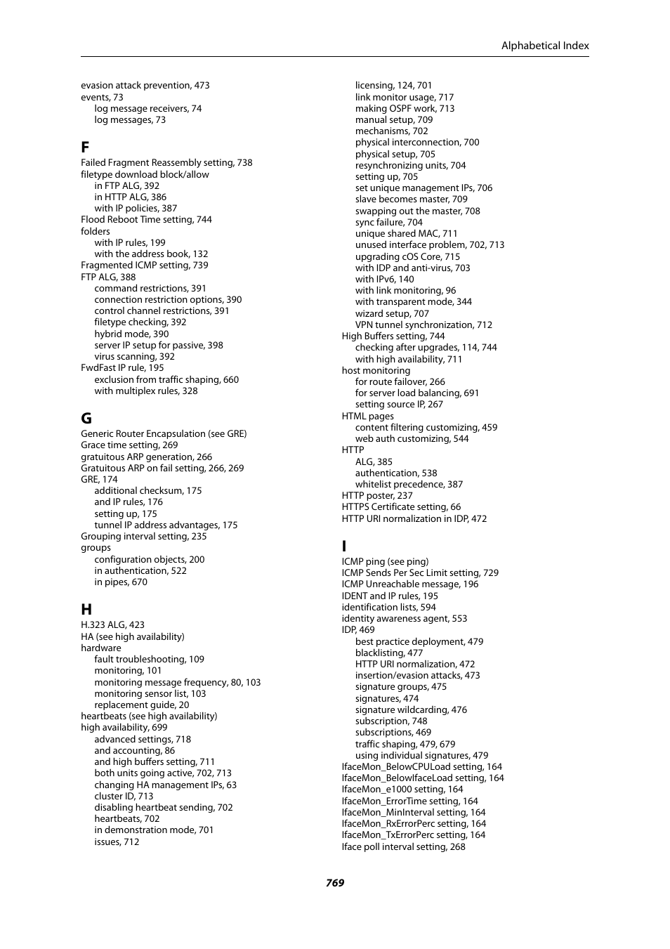 Amer Networks E5Web GUI User Manual | Page 769 / 777