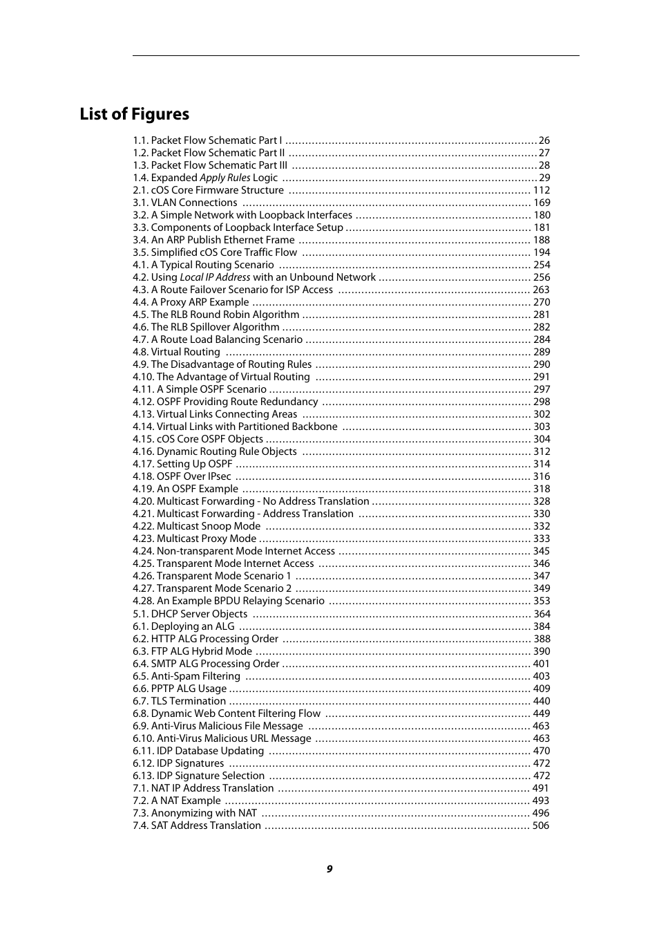 List of figures | Amer Networks E5Web GUI User Manual | Page 9 / 777