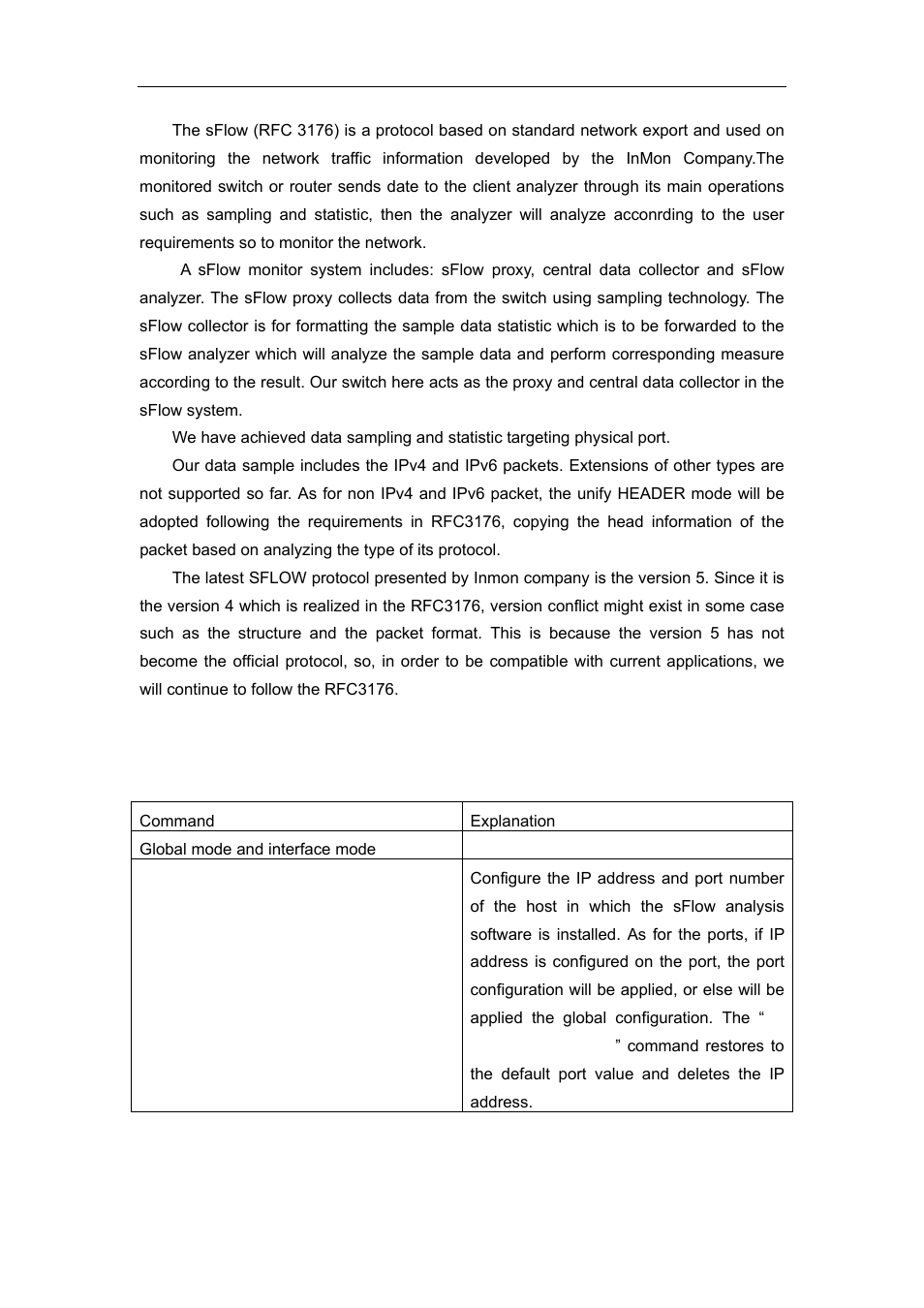 2 sflow configuration task | Accton Technology ES4626 User Manual | Page 110 / 853
