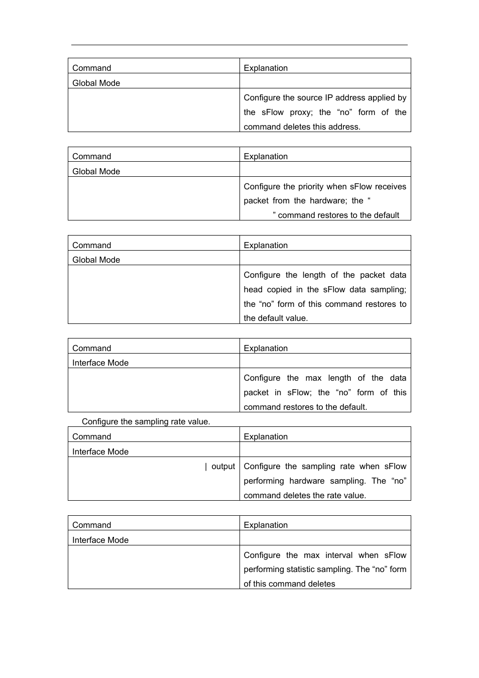 3 commands for sflow | Accton Technology ES4626 User Manual | Page 111 / 853