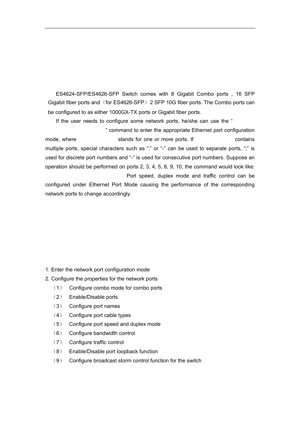 Chapter 3 port configuration, 1 introduction to port, 2 port configuration | 1 network port configuration, 1 network port configuration task list, Ntroduction to, Onfiguration | Accton Technology ES4626 User Manual | Page 131 / 853
