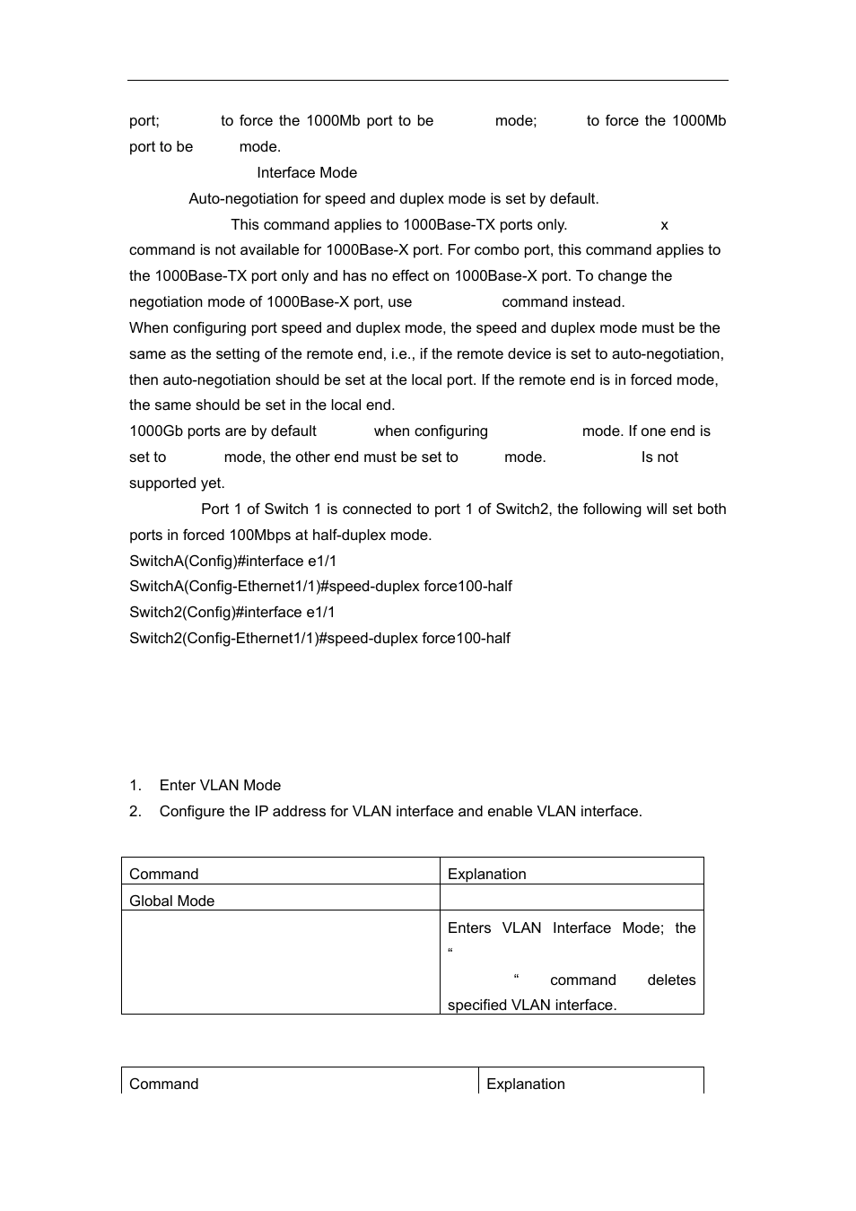 2 vlan interface configuration, 1 vlan interface configuration task list | Accton Technology ES4626 User Manual | Page 140 / 853