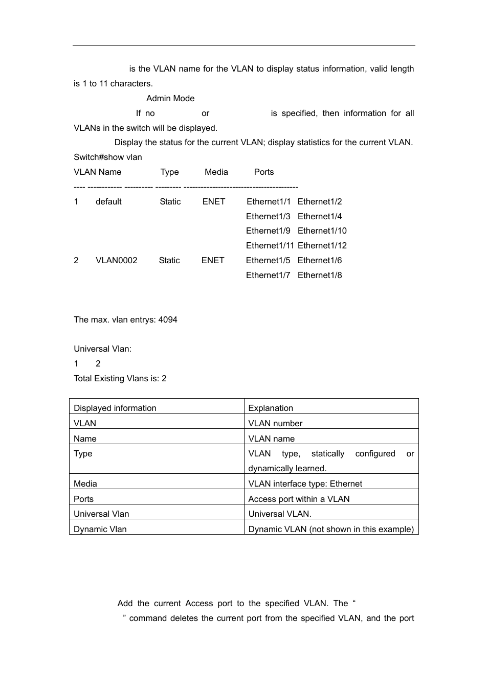 5 switchport access vlan | Accton Technology ES4626 User Manual | Page 171 / 853