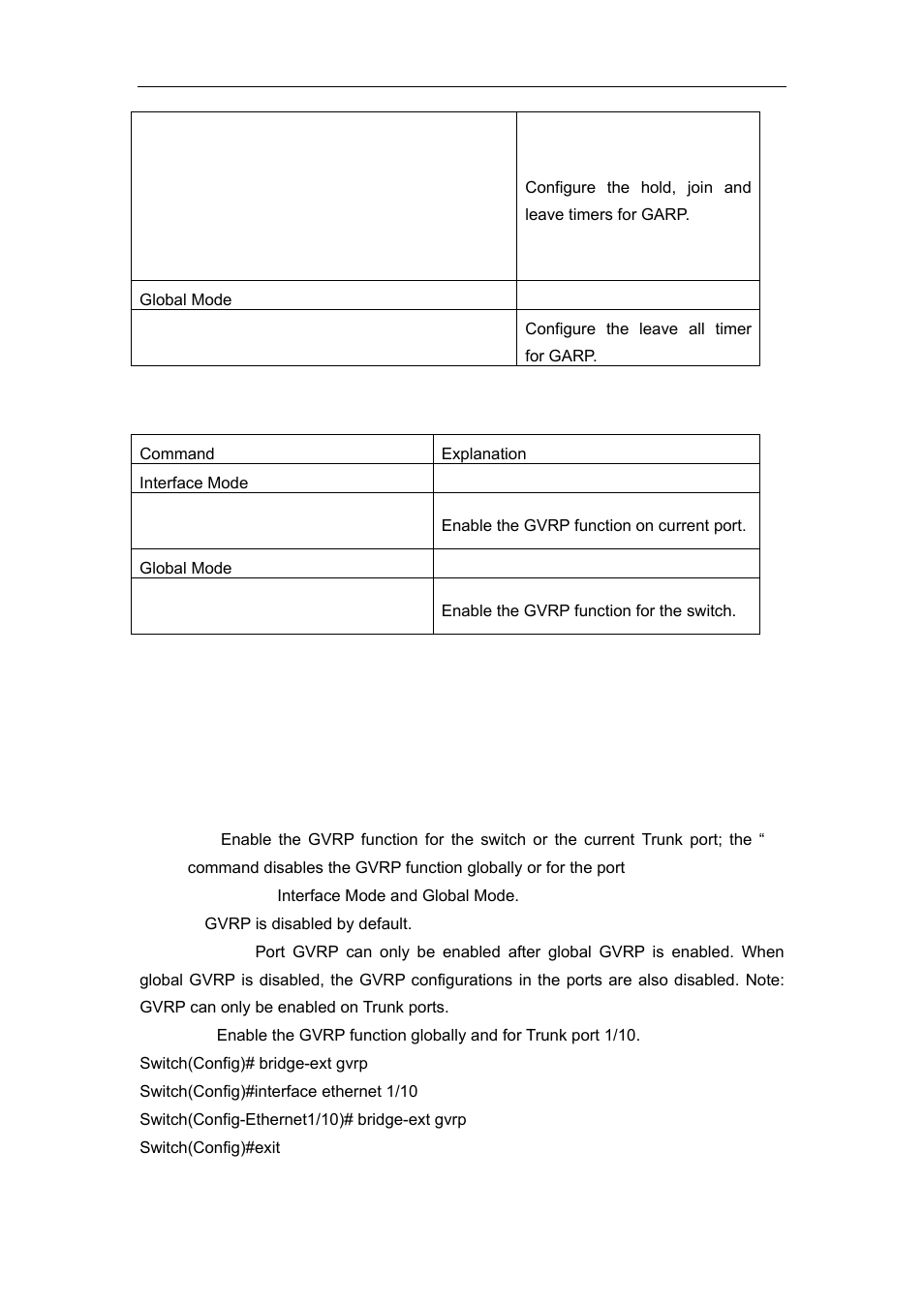 3 commands for gvrp, 1 bridge-ext gvrp | Accton Technology ES4626 User Manual | Page 177 / 853