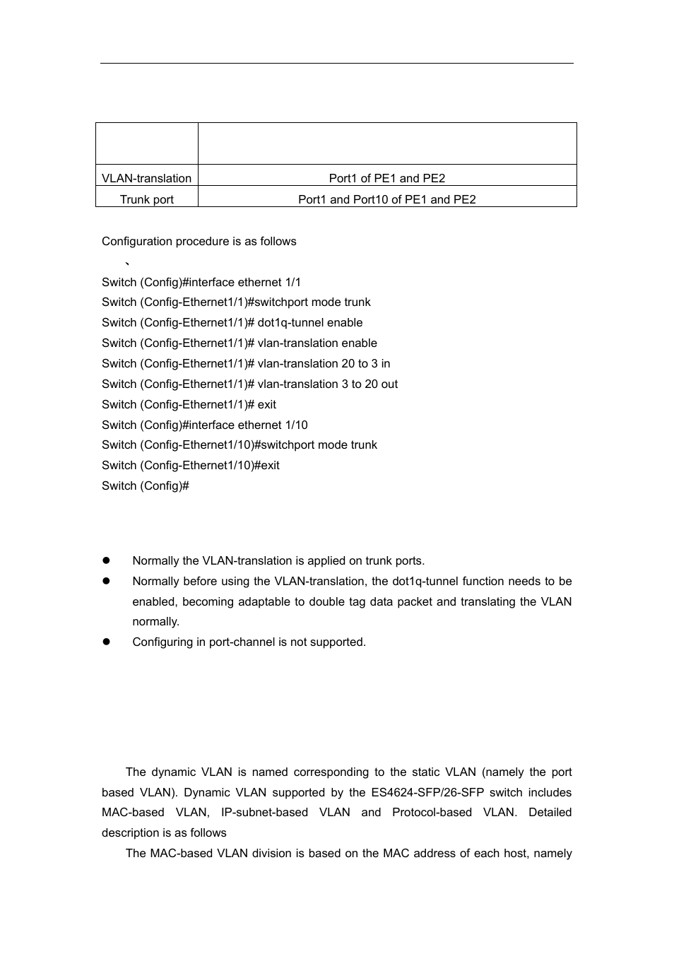 5 vlan-translation troubleshooting, 5 dynamic vlan configuration, 1 dynamic vlan introduction | Ynamic, Vlan, Onfiguration | Accton Technology ES4626 User Manual | Page 191 / 853