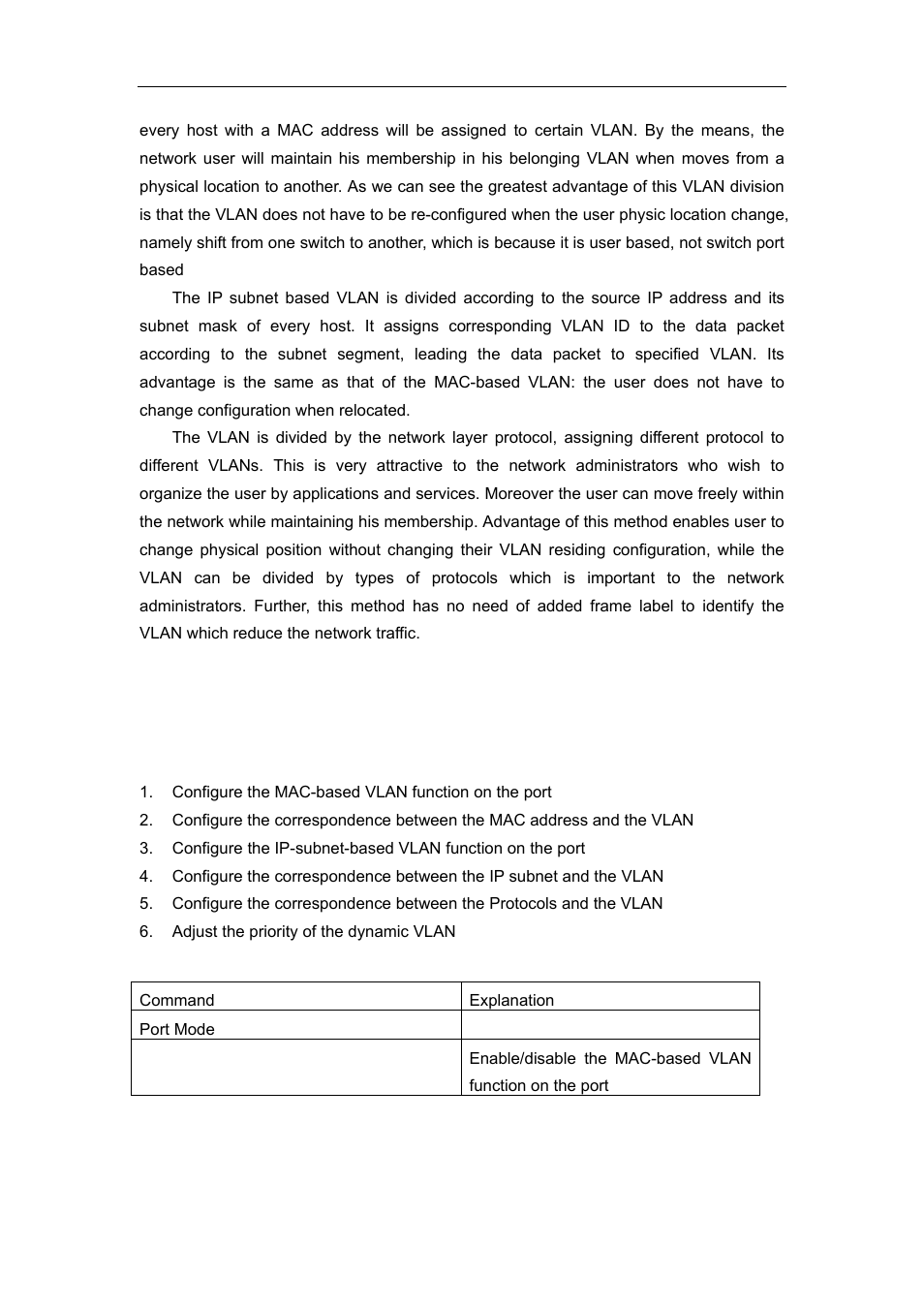2 dynamic vlan configuration, 1 dynamic vlan configuration task sequence | Accton Technology ES4626 User Manual | Page 192 / 853