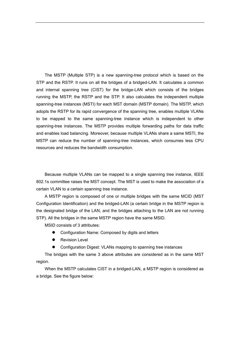 Chapter 7 mstp configuration, 1 mstp introduction, 1 mstp region | Mstp, Ntroduction | Accton Technology ES4626 User Manual | Page 219 / 853