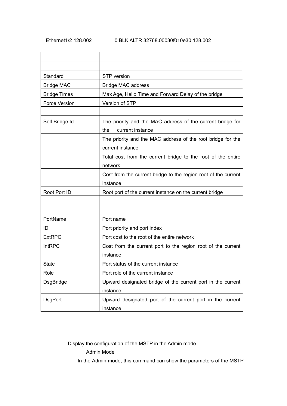2 show spanning-tree mst config | Accton Technology ES4626 User Manual | Page 243 / 853