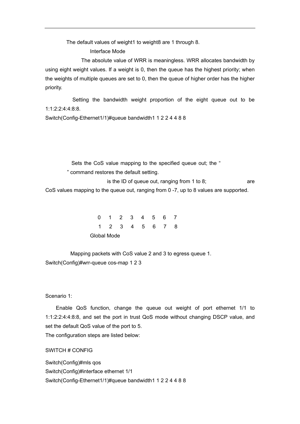 17 wrr-queue cos-map, 4 qos example | Accton Technology ES4626 User Manual | Page 268 / 853