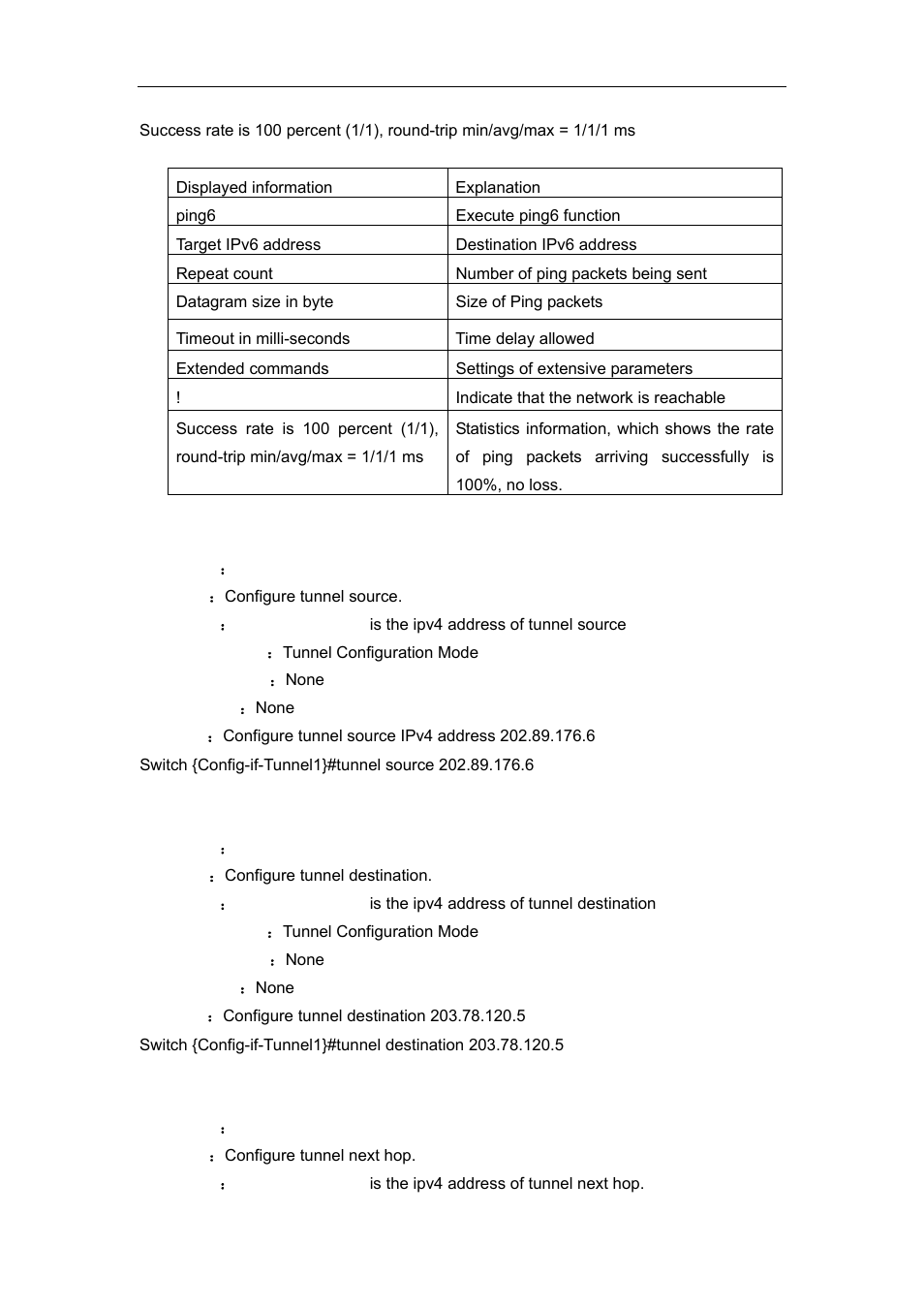 15 tunnel source, 16 tunnel destination, 17 tunnel nexthop | Accton Technology ES4626 User Manual | Page 294 / 853