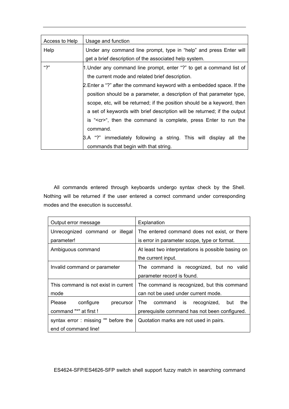 6 input verification, 7 fuzzy match support | Accton Technology ES4626 User Manual | Page 31 / 853